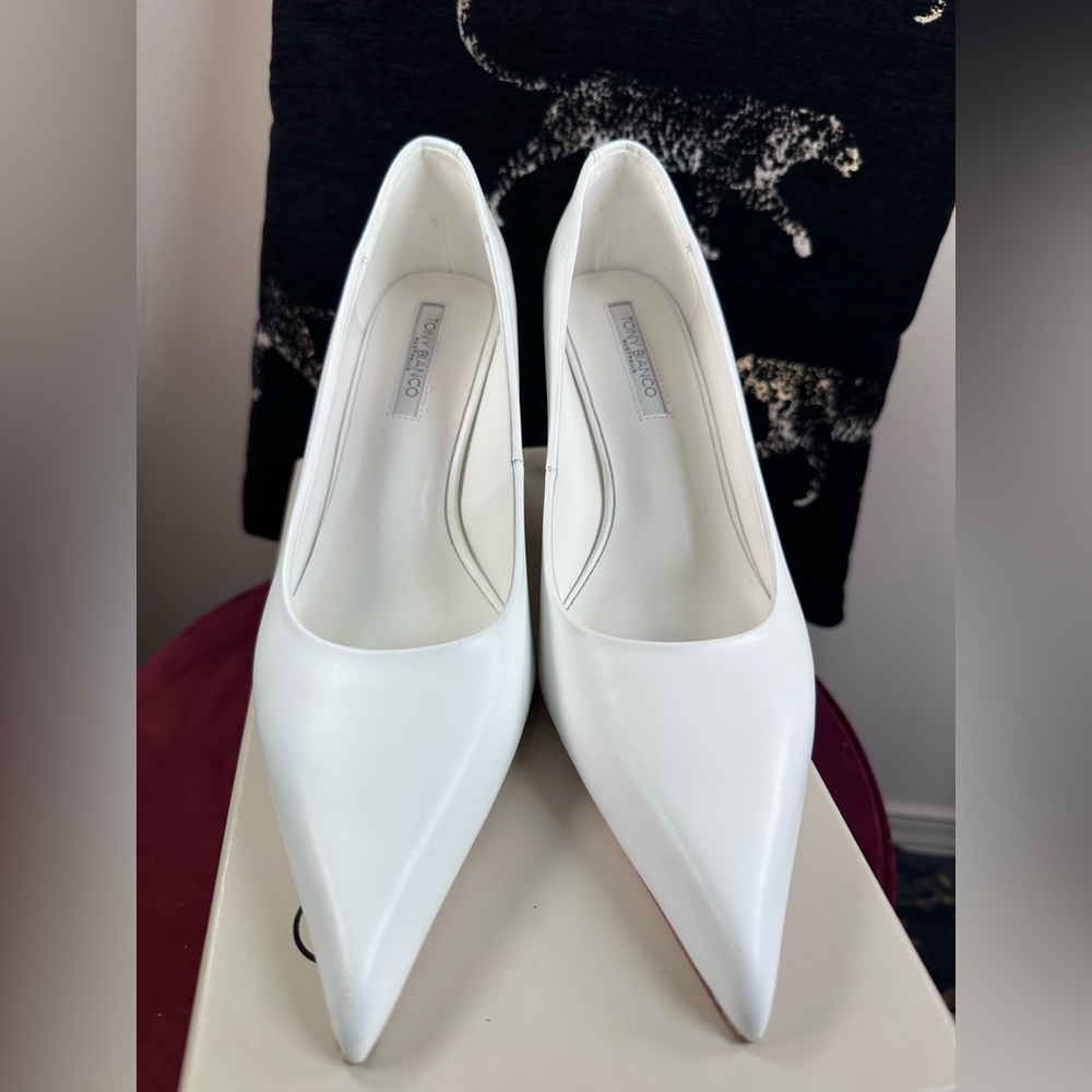 Tony Bianco White Heels - Picture 4 of 9
